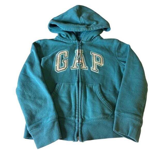 GAP Kids Girl’s Zipper Sparkle Hoodie (Small) - Picture 1 of 4